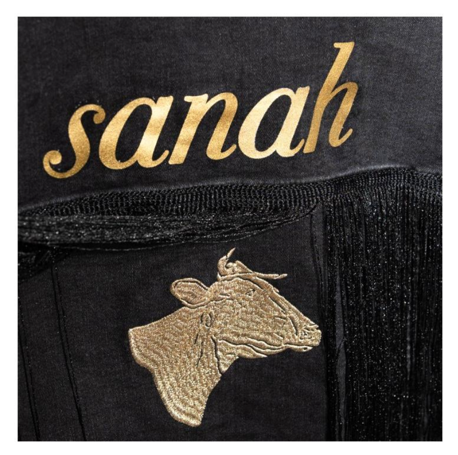 Kurtka zdobiona frędzlami unisex