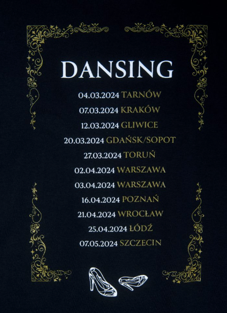 Koszulka Bajkowa Dancing tour unisex