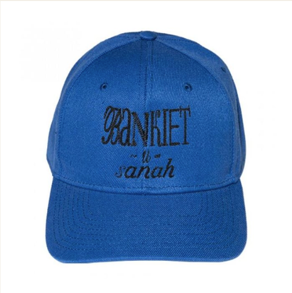 Czapka niebieska haft Bankiet u sanah