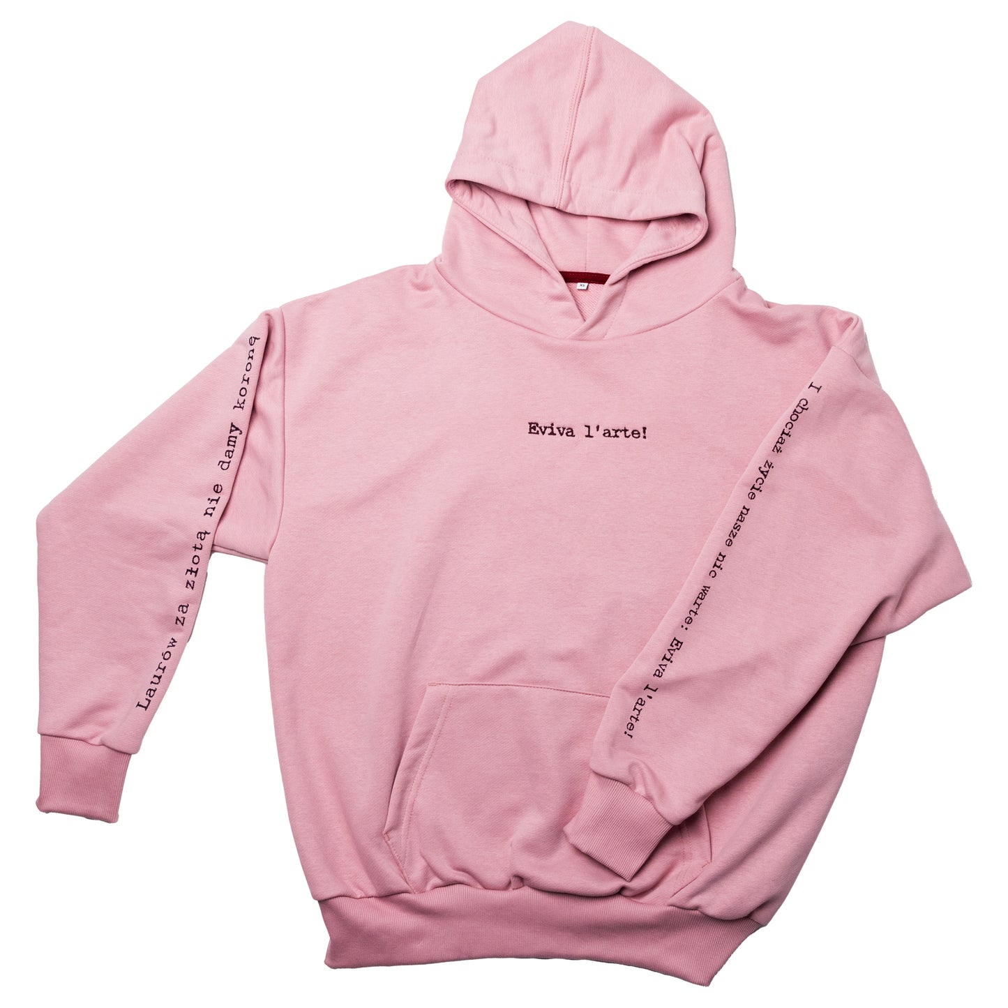 Bluza "Eviva L’ arte" poezyją opisana