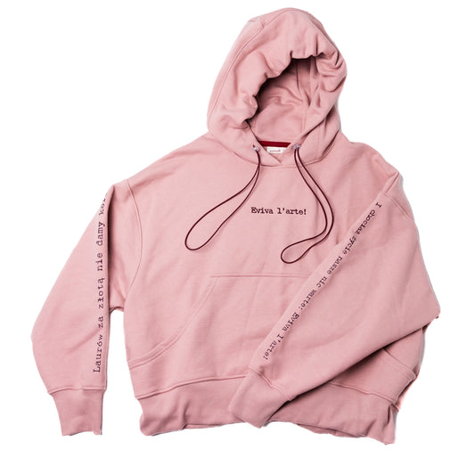 Bluza "Eviva L’ arte" poezyją opisana, premium