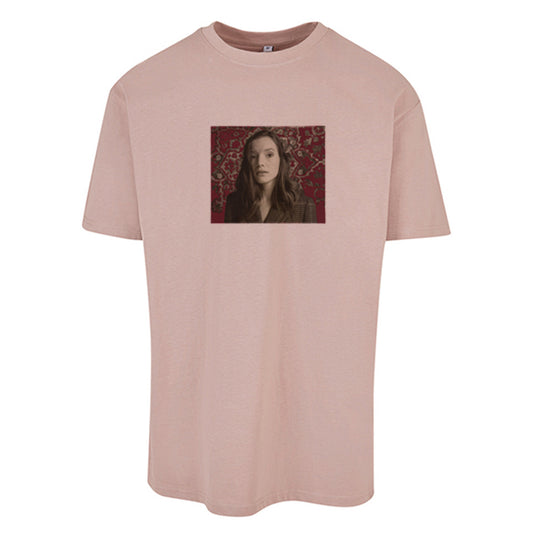 Koszulka "Dwoje ludzieńków" unisex oversize pink