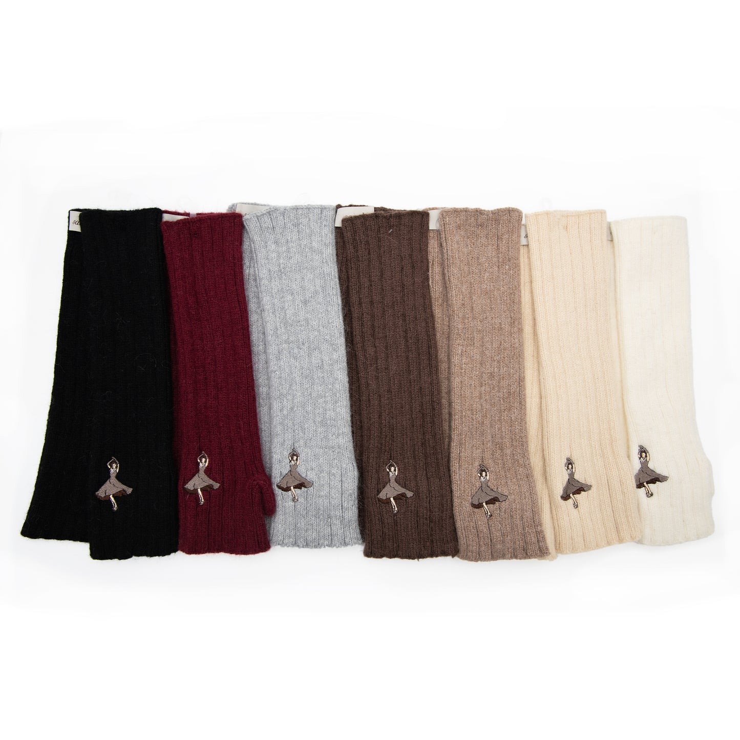 Mitenki kolor czarny