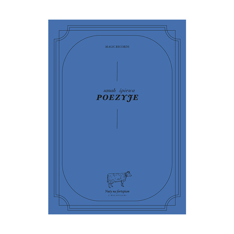 Zeszyt z nutami do kompozycji z płyty „sanah śpiewa Poezyje”