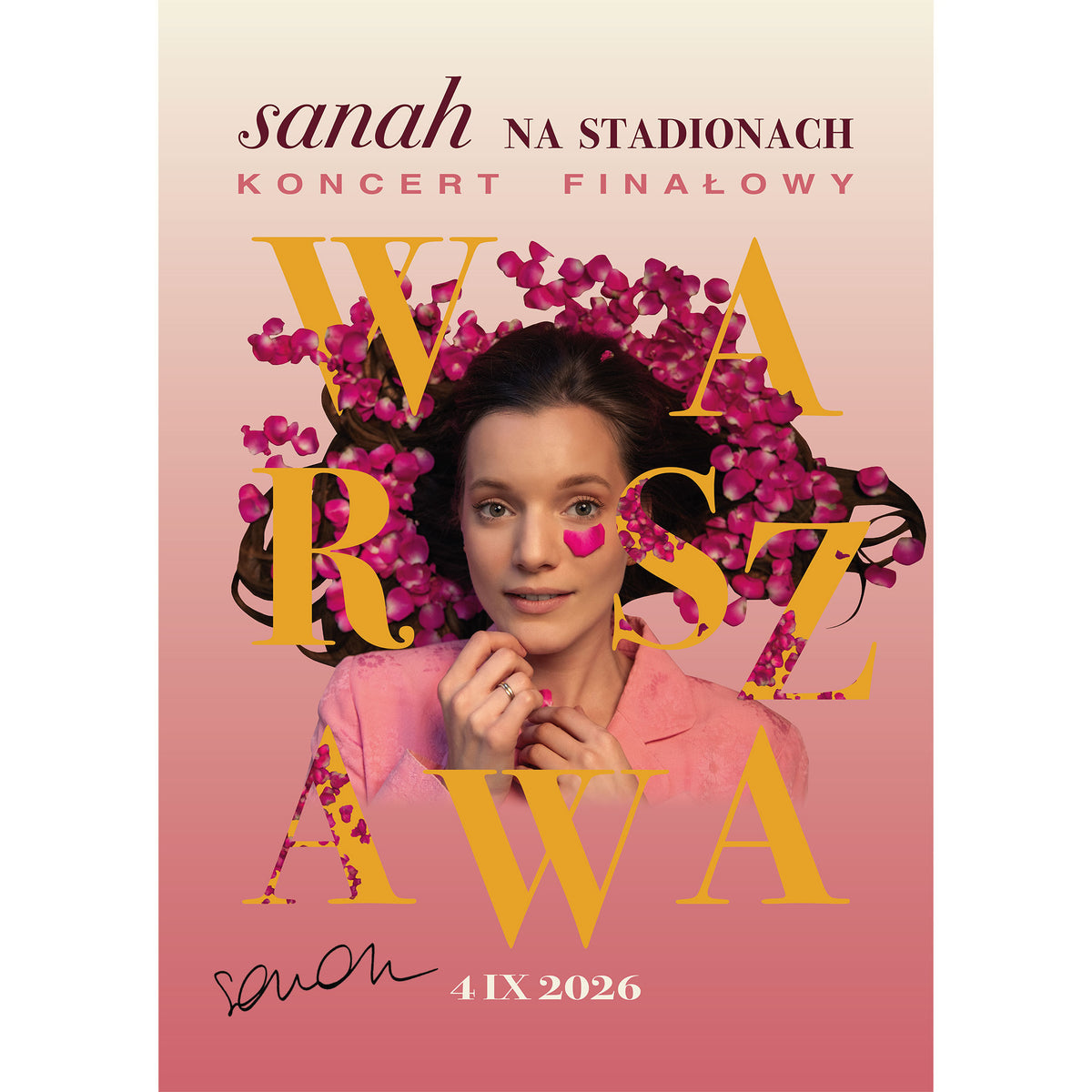Limitowany plakat "Warszawa 2026" z autografem