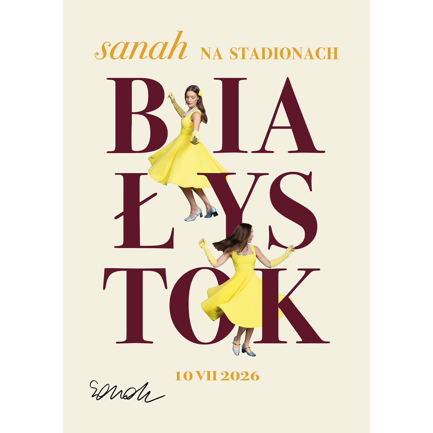 Limitowany plakat "Białystok" z autografem