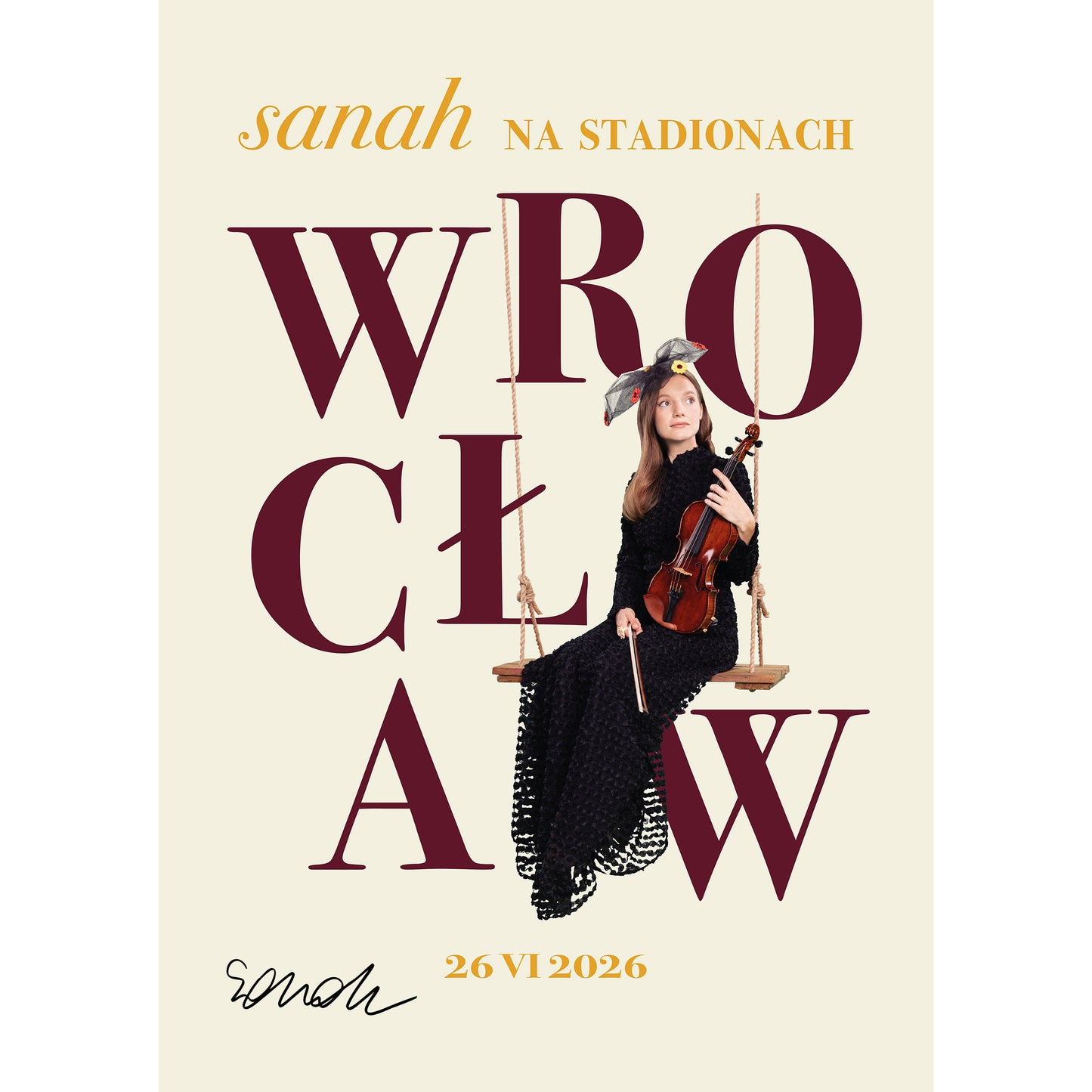Limitowany plakat "Wrocław" z autografem