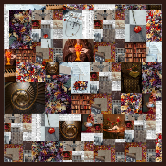 Apaszka "Eviva L'arte" 90 x 90 cm
