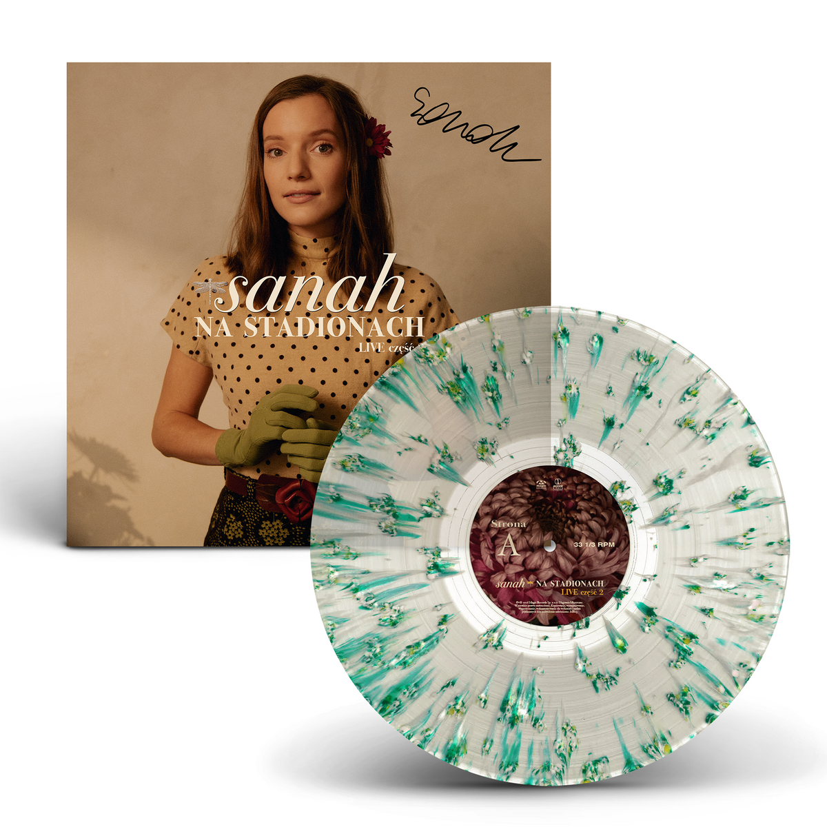 [PRE-ORDER] Limitowany winyl „sanah NA STADIONACH live część 2” z autografem