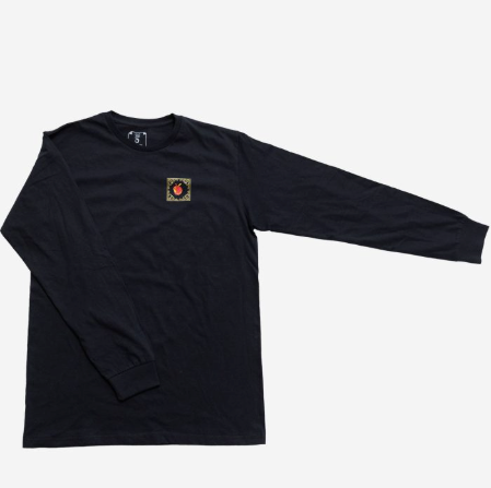 Bajkowy longsleve czarny unisex