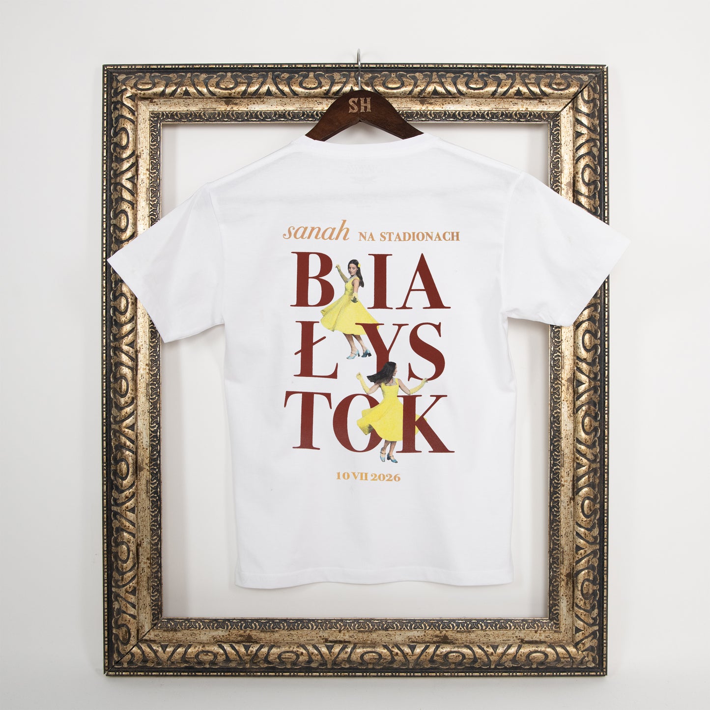 Biała koszulka "Białystok" kids