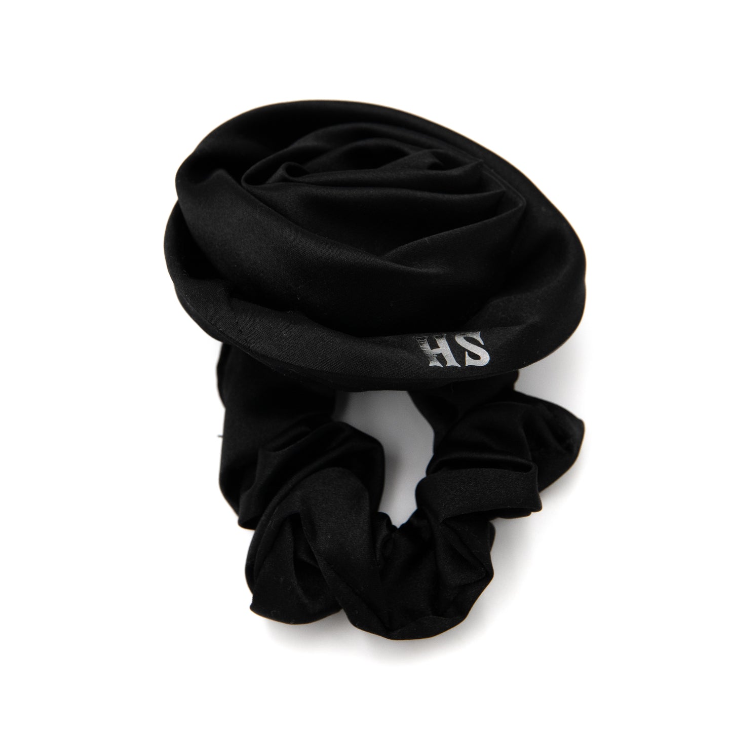 Gumka do włosów kwiat czarna