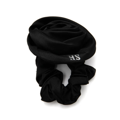 Gumka do włosów kwiat czarna