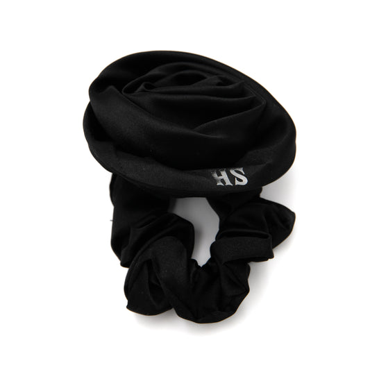 Gumka do włosów kwiat czarna