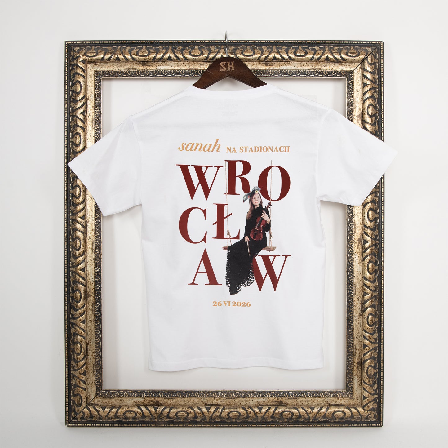 Biała koszulka "Wrocław" kids