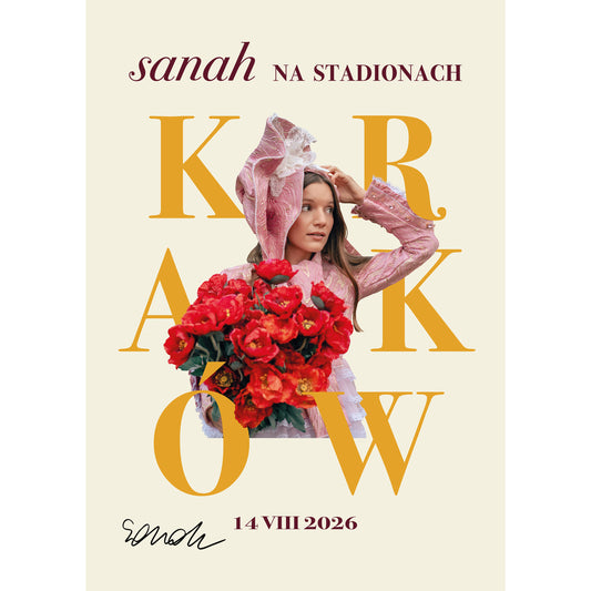 Limitowany plakat "Kraków" z autografem