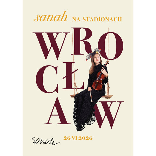 Limitowany plakat "Wrocław" z autografem
